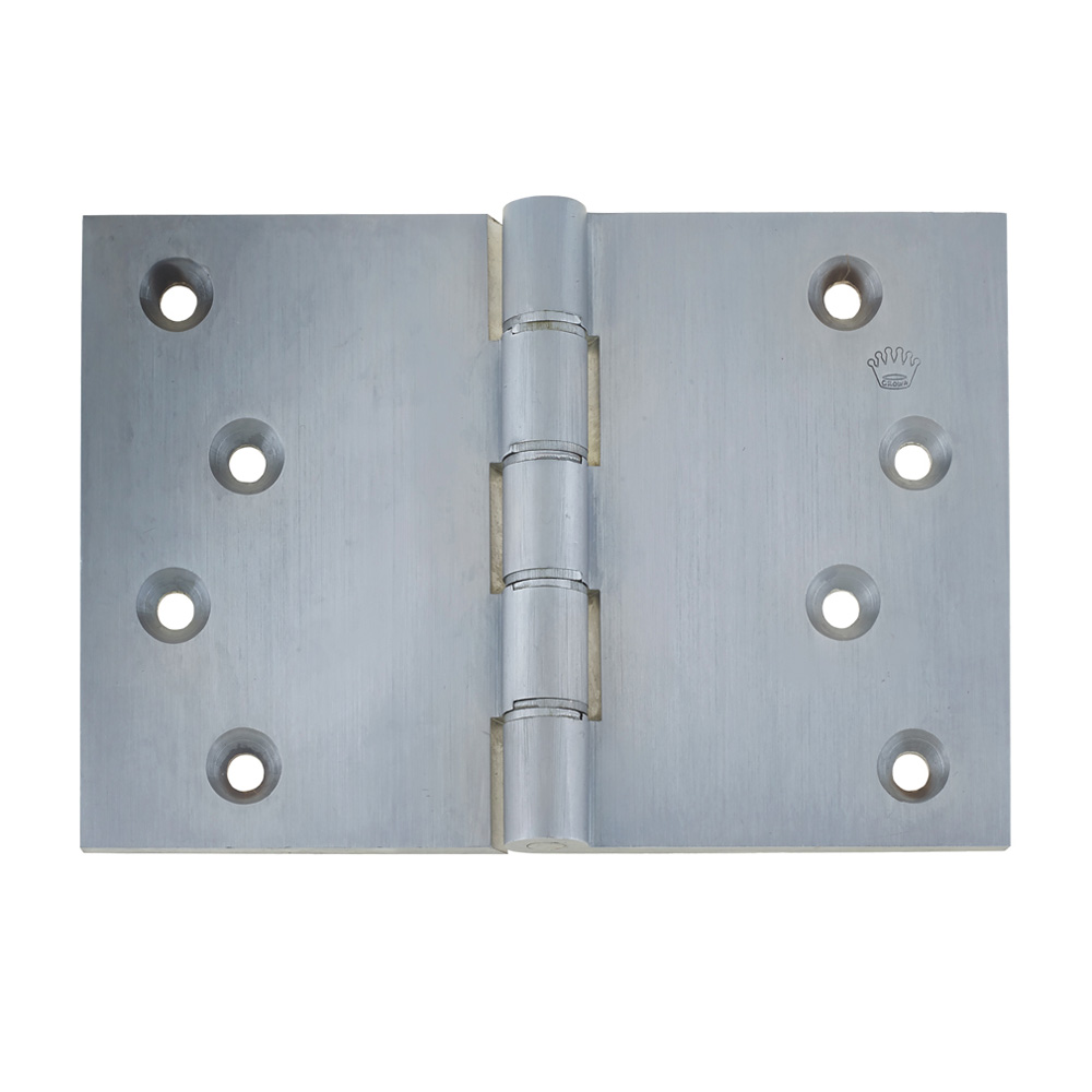 4 Inch (102x127mm) Laquered Projection Hinge - Satin Chrome (Sold in Pairs)